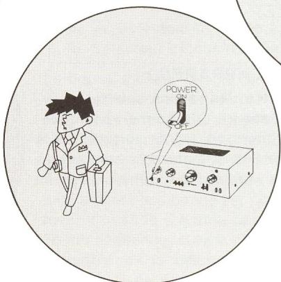 TECHNICS SU-7100 - NE PAS Oublier d'eteindre l'appareil: - 2