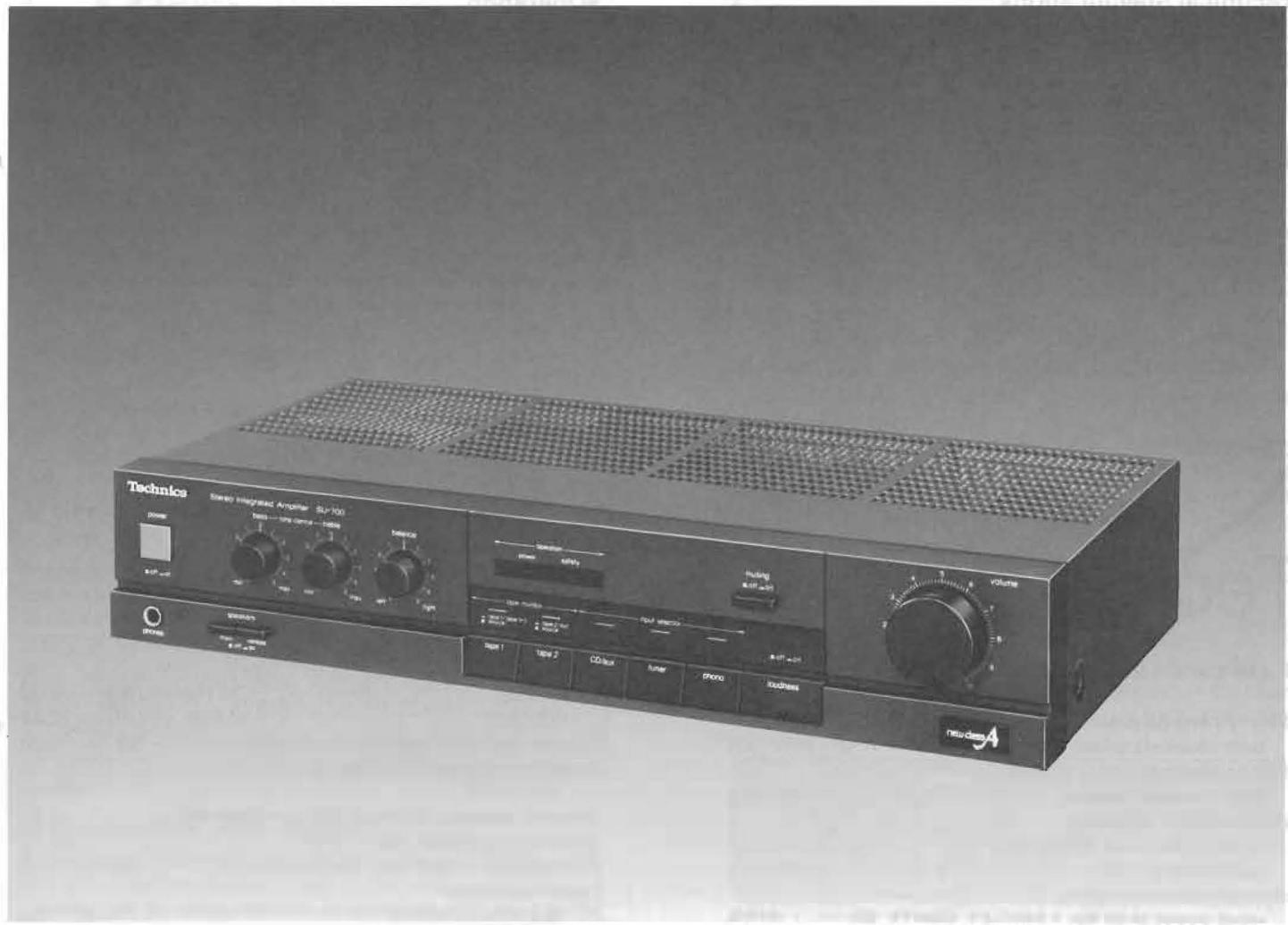 TECHNICS SU-700 - OPERATING INSTRUCTIONS - 1