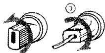 TECHNICS SU-700 - Connection of speaker wires - 3
