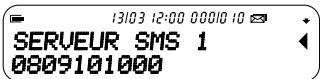 ATLINKS TEMPORIS SMS - Numéros de serveur SMS * - 5