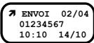ATLINKS V880SMS 4 - Consulter la liste des messages préparés et/ou envoyés (rubrique envoi) - 1