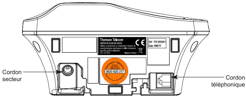 ATLINKS VERSATIS SLIM 300 VOICE - Raccorder la base - 1