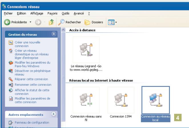 LEGRAND 036 18 - Pour modifier l'adresse IP du PC - 3