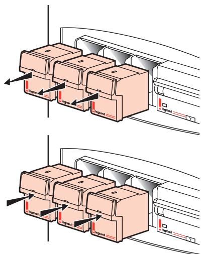 LEGRAND 039 73 - Cassettes de rechanges débrochables - 4