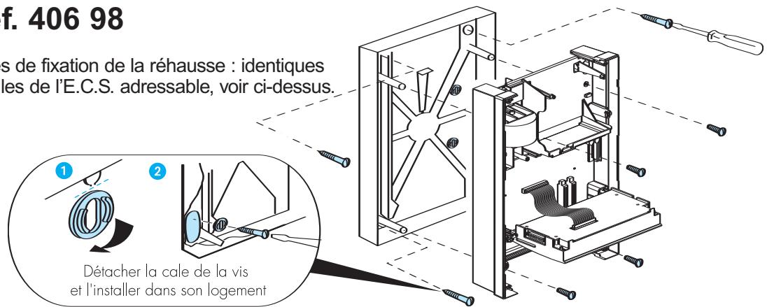 LEGRAND 406 22 - Montage de l'E.C.S. adressable avec réhausse - 1