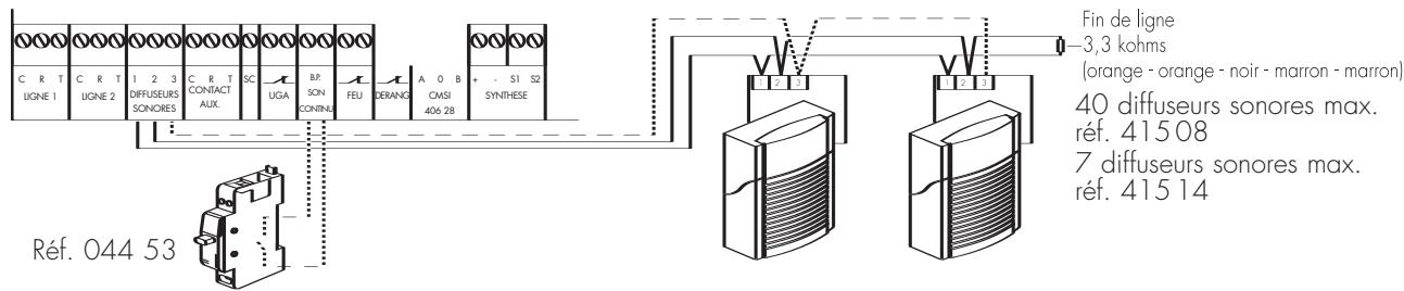 LEGRAND 406 50 - Diffuseurs sonores non autonomes pour alarme générale (son NF s 32-001) - 1