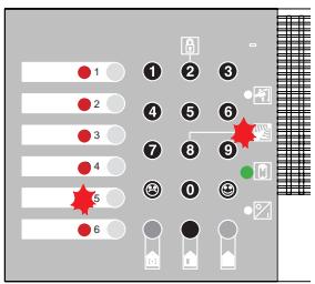 LEGRAND 432 05 - Levoyant "alarme" clignote en même temps qu'unvoyant debounce (exemple la boucle 5) - 1