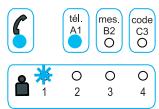 LEGRAND 432 76 - Effacement d'un numéro de téléphone - 1
