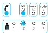 LEGRAND 432 76 - Programmation des numéros de téléphone 2, 3 ou 4 - 1
