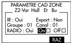 LEGRAND 493 95 - Paramétrage des zones - 6