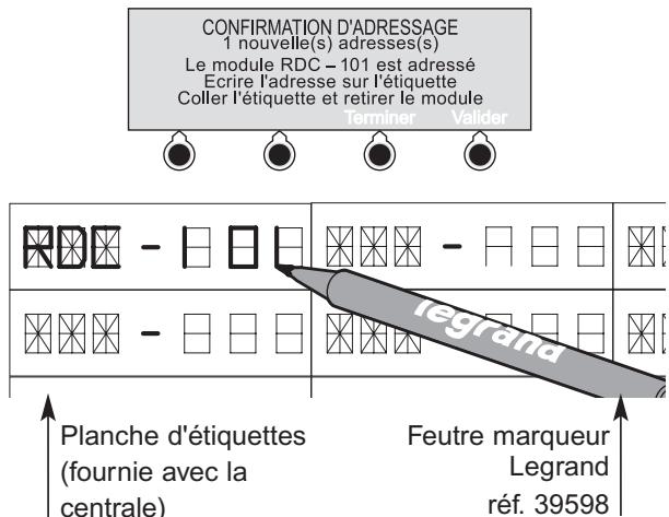 LEGRAND 625 11 - Paramétrer les adresses des BAES sur la centrale - 3