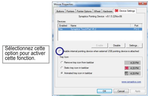 ASROCK F24 - Désactivation automatique du pavé tactile - 2