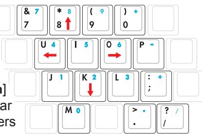 ASROCK F24 - Le clavier en tant que curseurs - 1