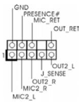 ASROCK H55M - Conector de audio de panel frontal - 1