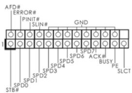 ASROCK H55M - Cabecera de puerto de impresora - 1