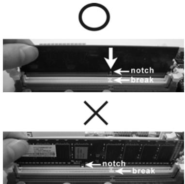 ASROCK H55M - Installation d'un module DIMM - 2