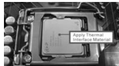 ASROCK H55M - Installation des CPU-Lüfters und Kühlkörpers - 1