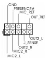 ASROCK H55M - Connettore audio sul pannello frontale - 1