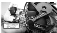 ASROCK H55M - Installation of CPU Fan and Heatsink - 3