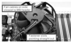 ASROCK H55M - Installation of CPU Fan and Heatsink - 2