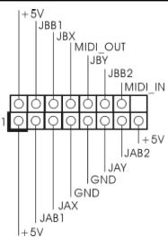 ASROCK K8NF4G-VSTA - Game Port Header - 1