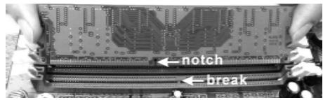 ASROCK K8NF4G-VSTA - Instalación de una DIMM - 3