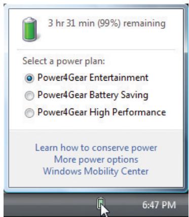 ASROCK MULTI BOOK G22 - Vérifier le niveau de la batterie - 2