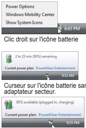 ASROCK M15 - Vérifier le niveau de la batterie - 3