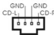 ASROCK 775I65GV - Internal Audio Connectors - 1