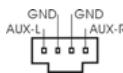 ASROCK 775I65GV - Internal Audio Connectors - 2