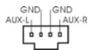 ASROCK 775I65GV - Connecteurs audio internes - 2