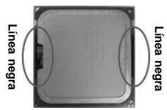 ASROCK 775I65GV - Paso 2. Inserte la CPU de 775 agujas: - 1