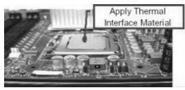 ASROCK 775I65GV - Installation du ventilateur du processeur et dissipateur thermique - 1