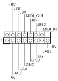 ASROCK ALIVENF6G-VSTA - Game Port Header - 1