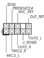 ASROCK ALIVENF6G-VSTA - Front Panel Audio Header - 1