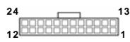ASROCK G41C-GS - ATX-Netz-Header - 1
