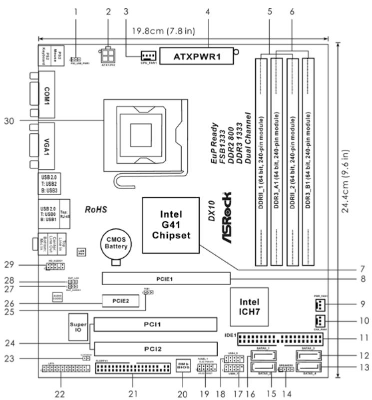 ASROCK G41C-GS - 1