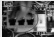 ASROCK G41C-GS - Conector do ventilador da CPU - 3