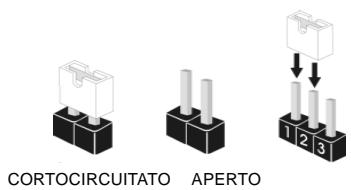 ASROCK G41C-GS - Setup dei Jumpers - 1