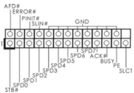 ASROCK G41C-GS - Cabecera de puerto de impresora - 1