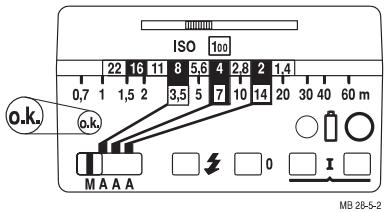 METZ MECABLITZ 28 C-2 - Correct exposure indication - 1