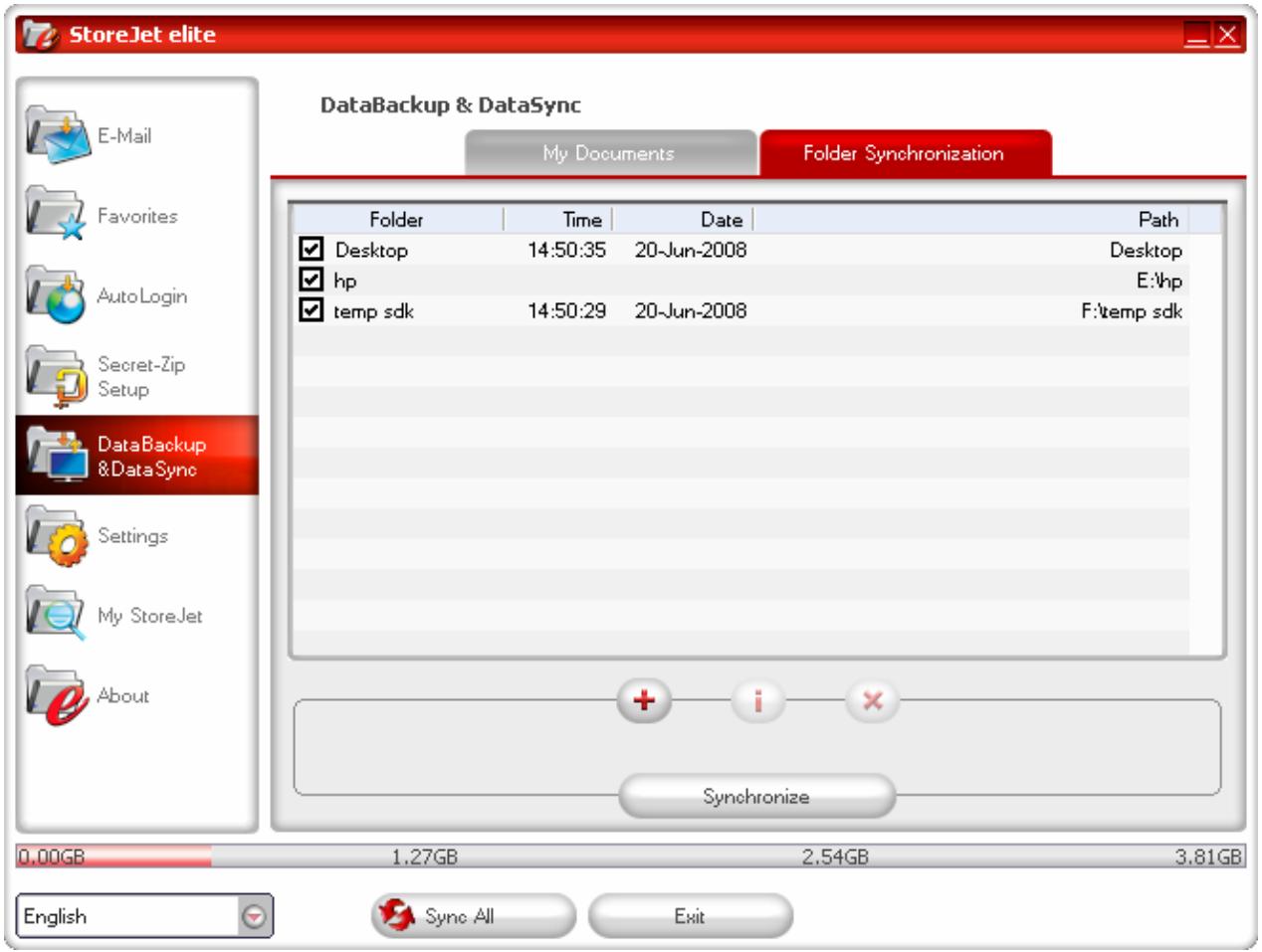 TRANSCEND TS0GSJ25S-S - Synchronisation des dossiers - 2