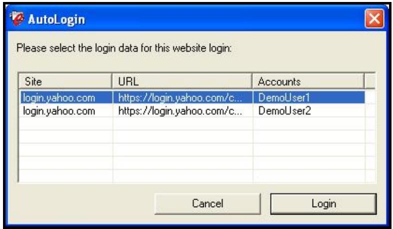 TRANSCEND TS0GSJ25S-S - Utilisation des données de login sauvegardées - 1