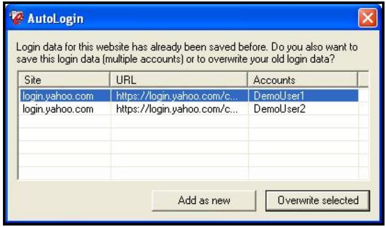 TRANSCEND TS0GSJ25S-S - Sauvegarder des comptes multiples dans un seul site web - 1