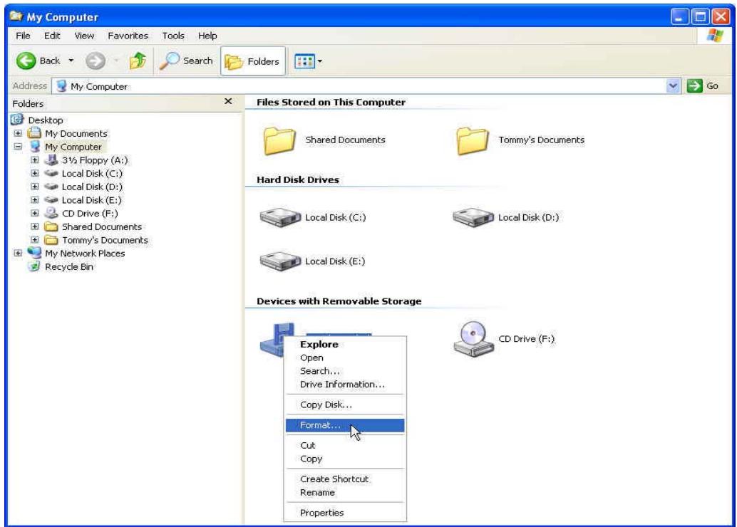 TRANSCEND TS128MJF2B - Fonction de démarrage pour windows XP - 1