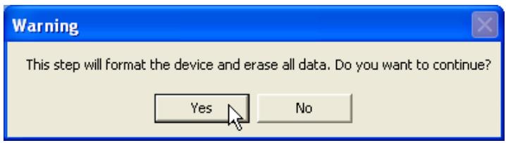 TRANSCEND TS128MJF2B - Fonction de démarrage pour windows XP - 8