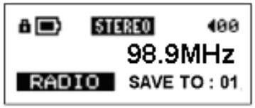 TRANSCEND TS1GJF-MP3 - Prérglage du canal - 1