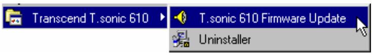 TRANSCEND TS1GMP612 - Réinitialisation de t. sonic sous windows 98SE - 1