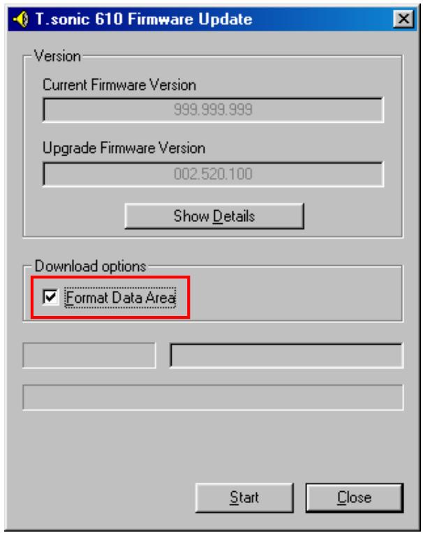 TRANSCEND TS1GMP612 - Réinitialisation de t. sonic sous windows 98SE - 2