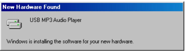 TRANSCEND TS1GMP612 - Installation du driver sous windows 98SE - 3
